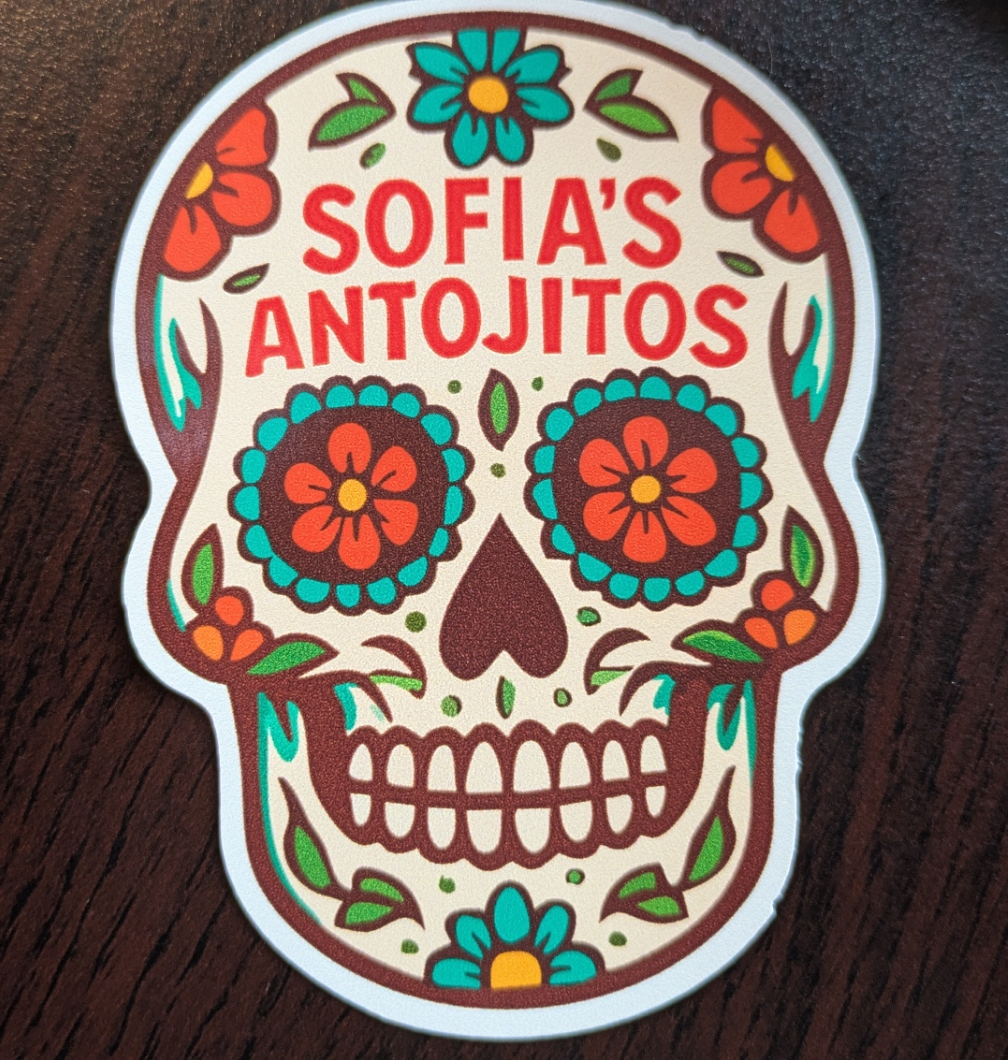 Sofia's Antojitos Sticker, Woodland Park, Co Mexican restaurant Colorado image 1
