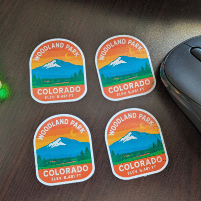 9707b28b-bde86a_e5c63cfc1a9244f9ac93ba85ca856aa0_mv2-1 Woodland Park, Co mountain view water bottle, laptop sticker, decal image 1