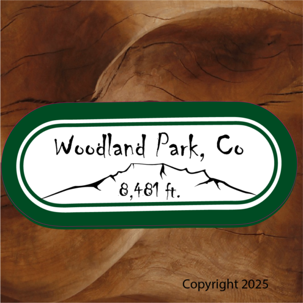 Woodland Park Colorado Custom WRIF 80's style Bumper stickers