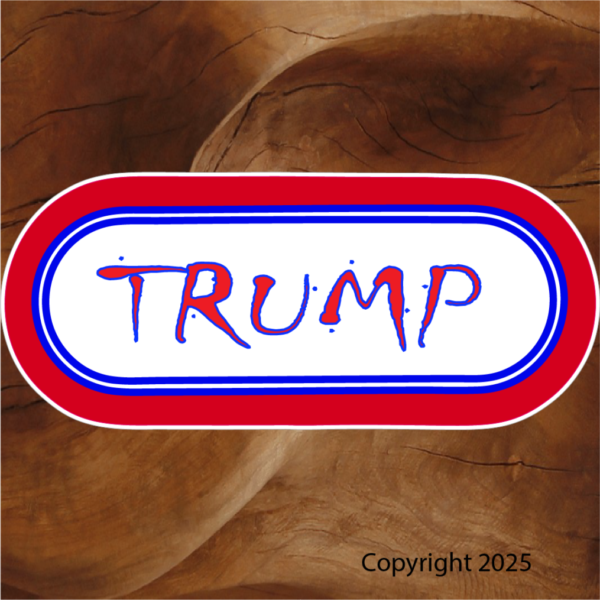 Custom WRIF Trump 80's style Bumper stickers