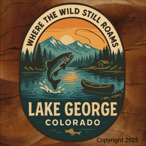 Lake George Colorado Custom Bumper stickers Decals where the wild still roams